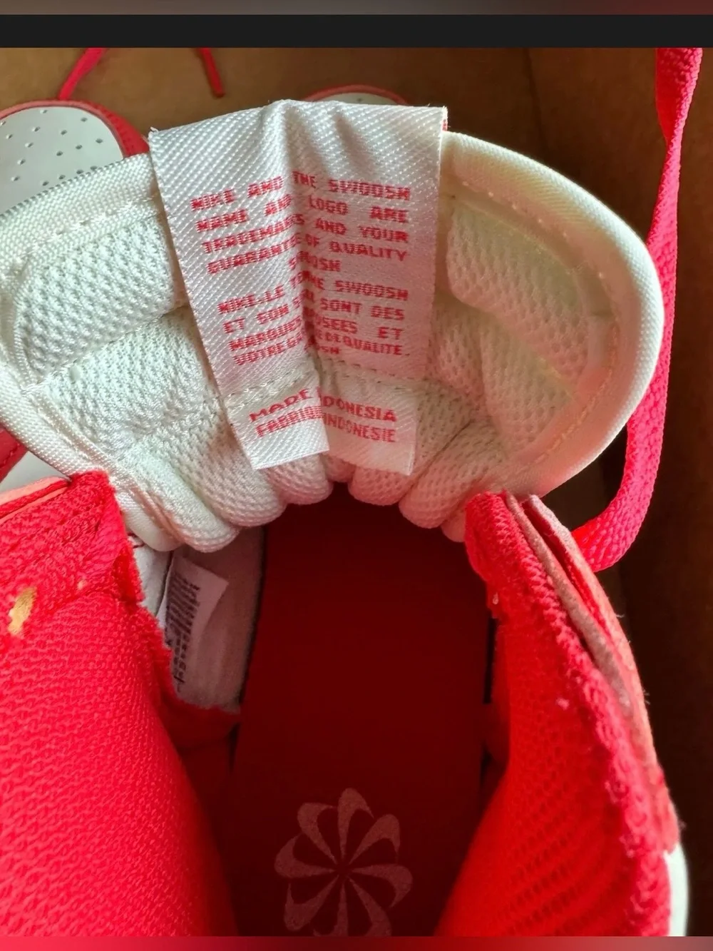 *SAMPLE* Nike Dunk High Coconut Milk Light Crimson, Size 7W